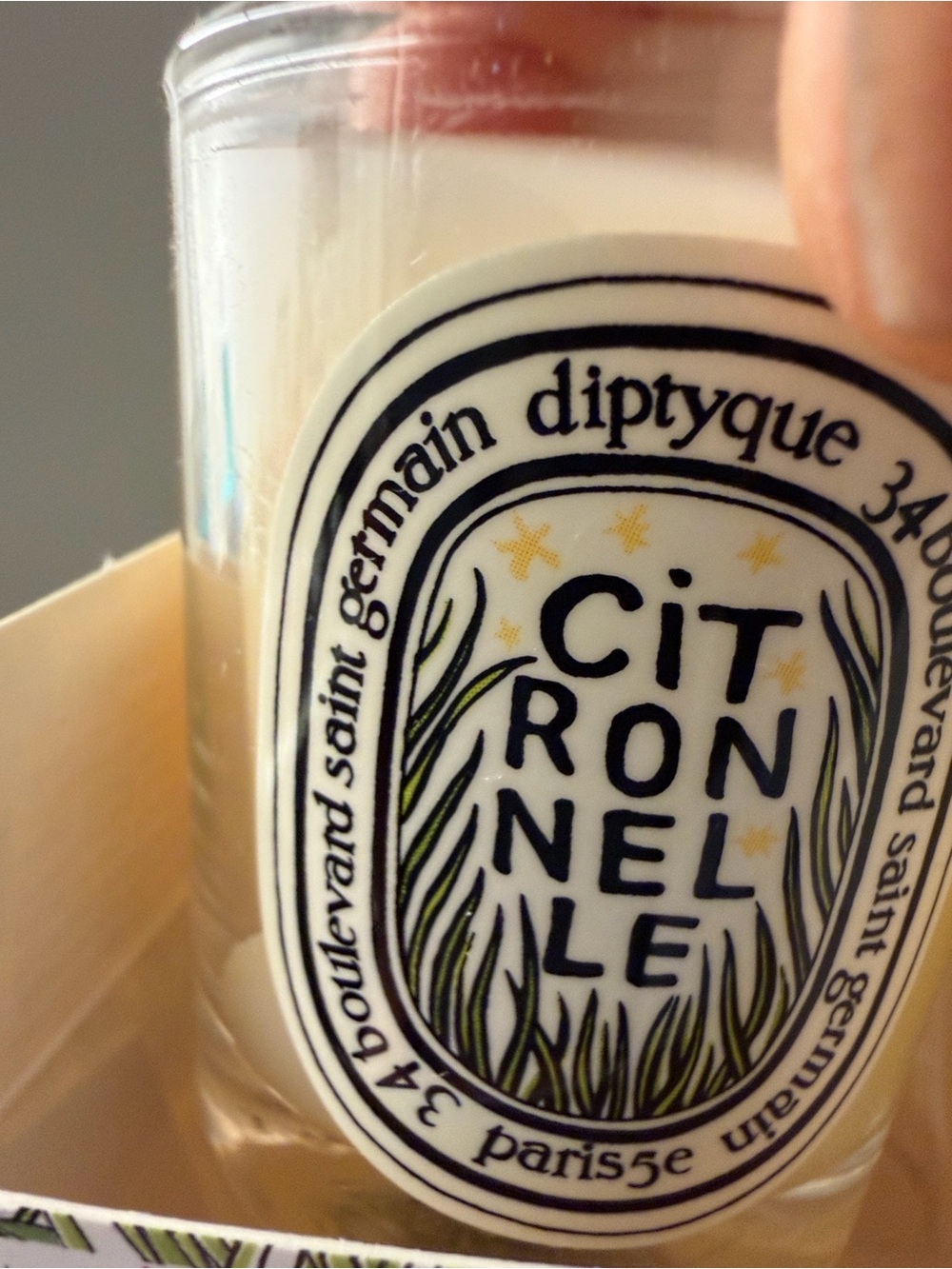 Diptyque Citronnella Candle mini 35g DIPTYQUE Lemongrass Candle